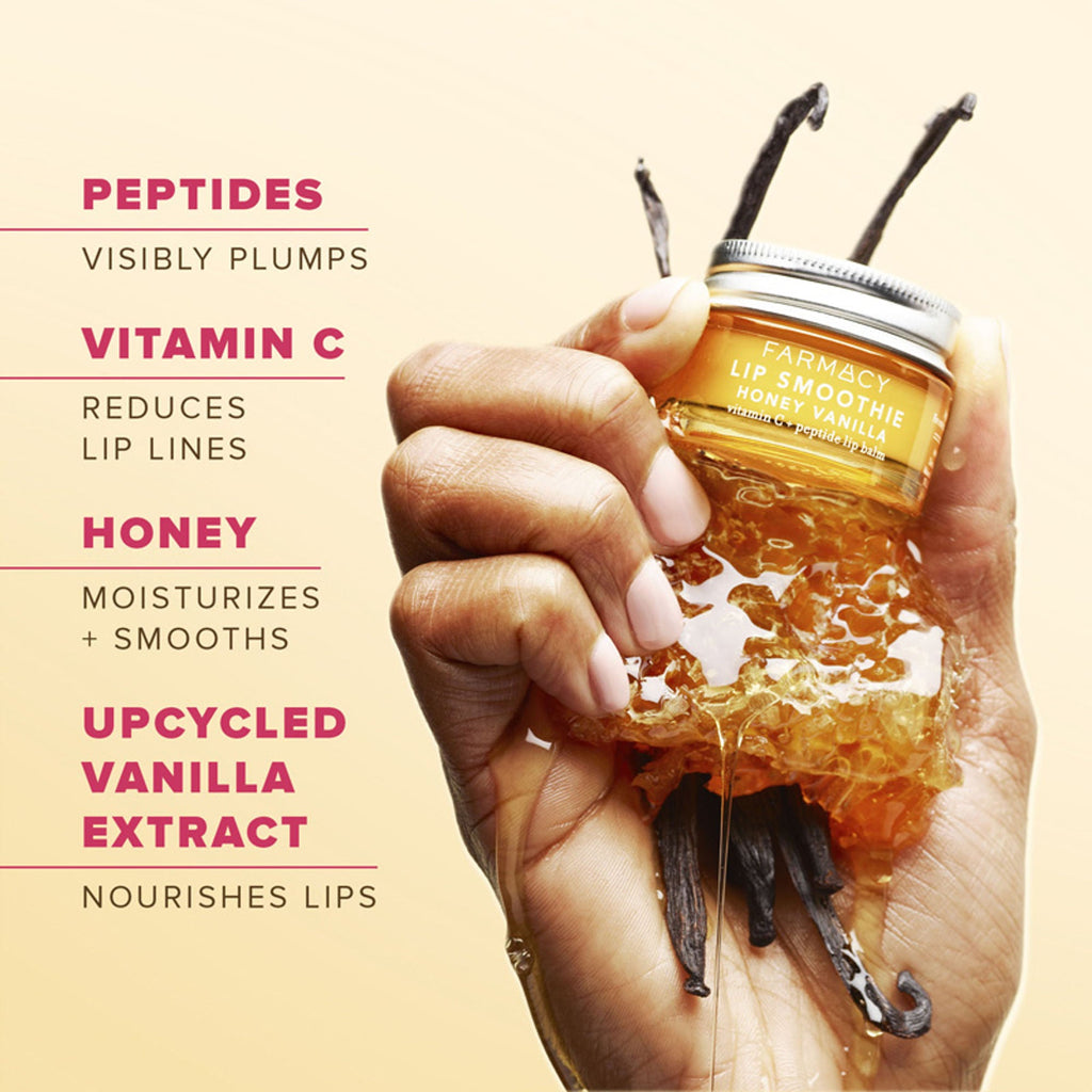 Farmacy Beauty Lip Smoothie Vitamin C + Peptide Lip Balm | Grocsy