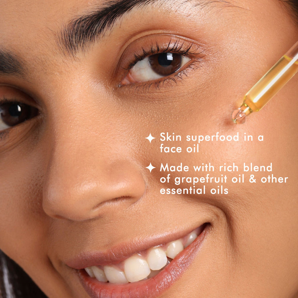 Nykaa Naturals Superfoods Barrier Repair Serum Oil with Grapefruit for Pore Reduction & Anti-ageing | Grocsy