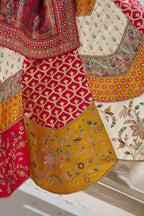 Kesar Fab White Banarasi Silk Embroidered Lehenga | Grocsy