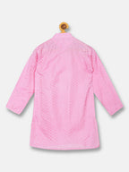 Sethukrishna Boys Pink Kurta with Pyjamas set | Grocsy