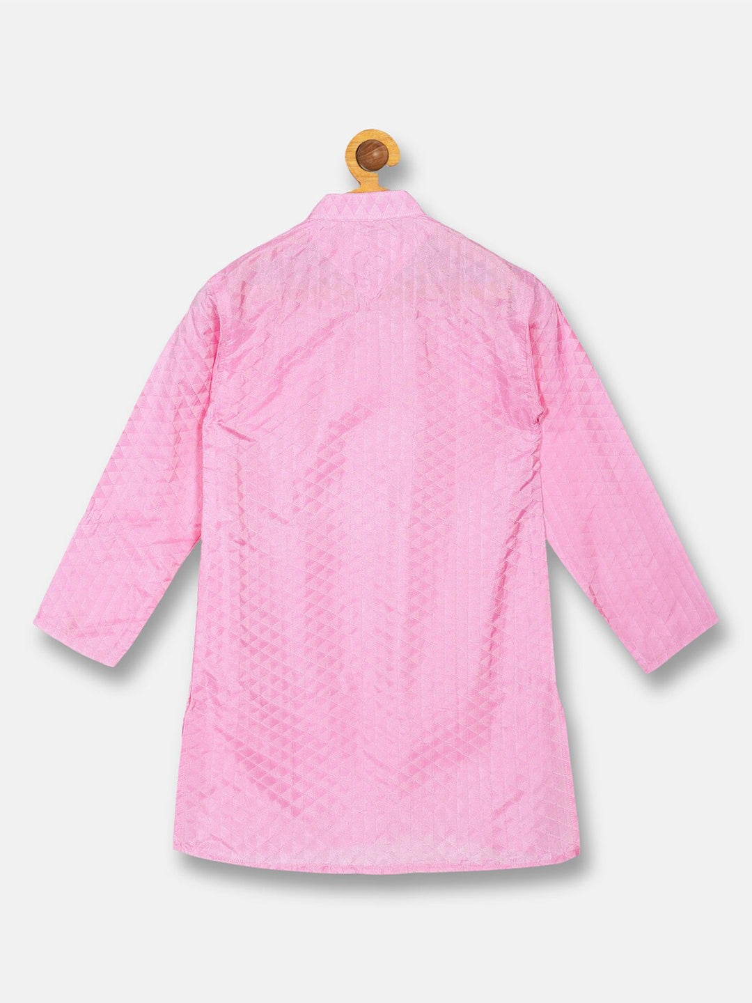 Sethukrishna Boys Pink Kurta with Pyjamas set | Grocsy