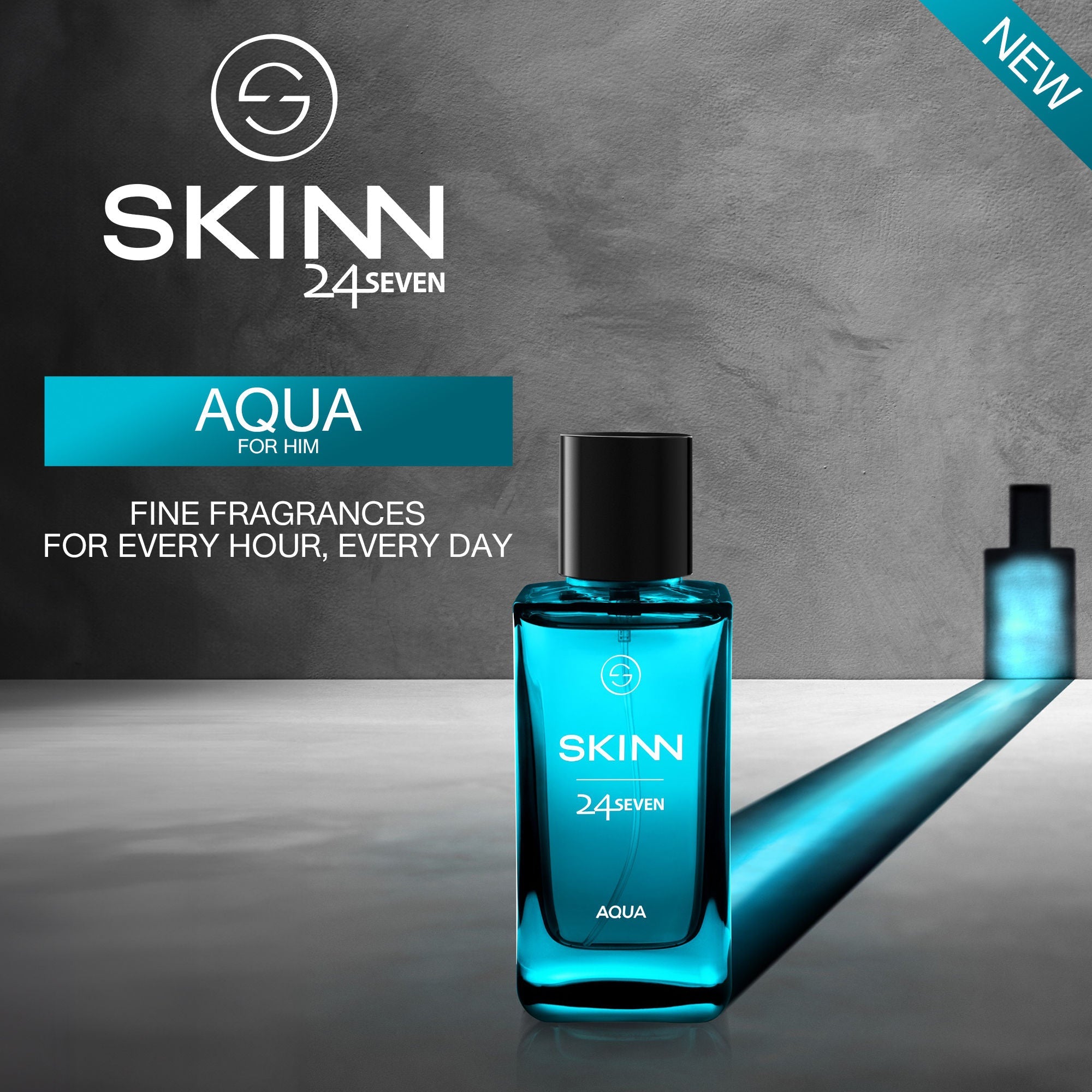 Skinn By Titan 24Seven Perfume for Men - Aqua Eau De Parfum | Grocsy