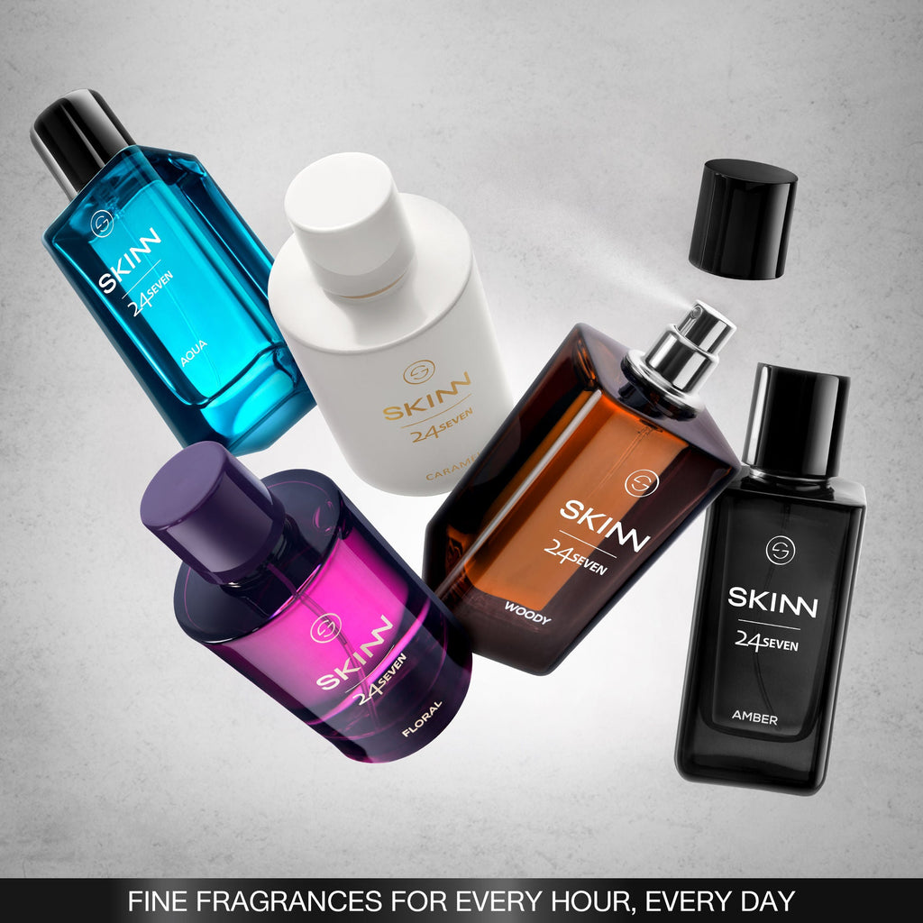 Skinn By Titan 24Seven Perfume for Men - Amber Eau De Parfum | Grocsy