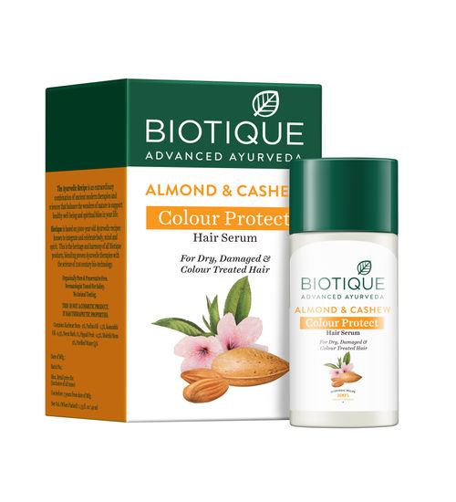 Biotique Advanced Ayurveda Bio Almond and Cashew Fresh Replenishing Hair Serum | Grocsy