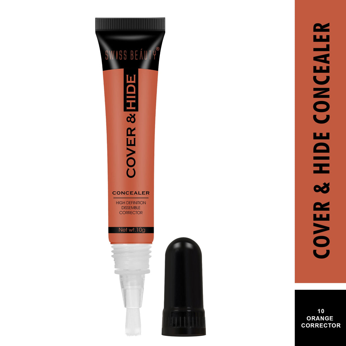 Swiss Beauty Cover & Hide Concealer - 10 Orange Corrector | Grocsy