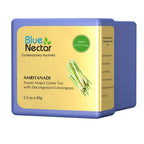 Blue Nectar Amritanadi Assam Mogra Green Tea with Decongestant Lemongrass | Grocsy