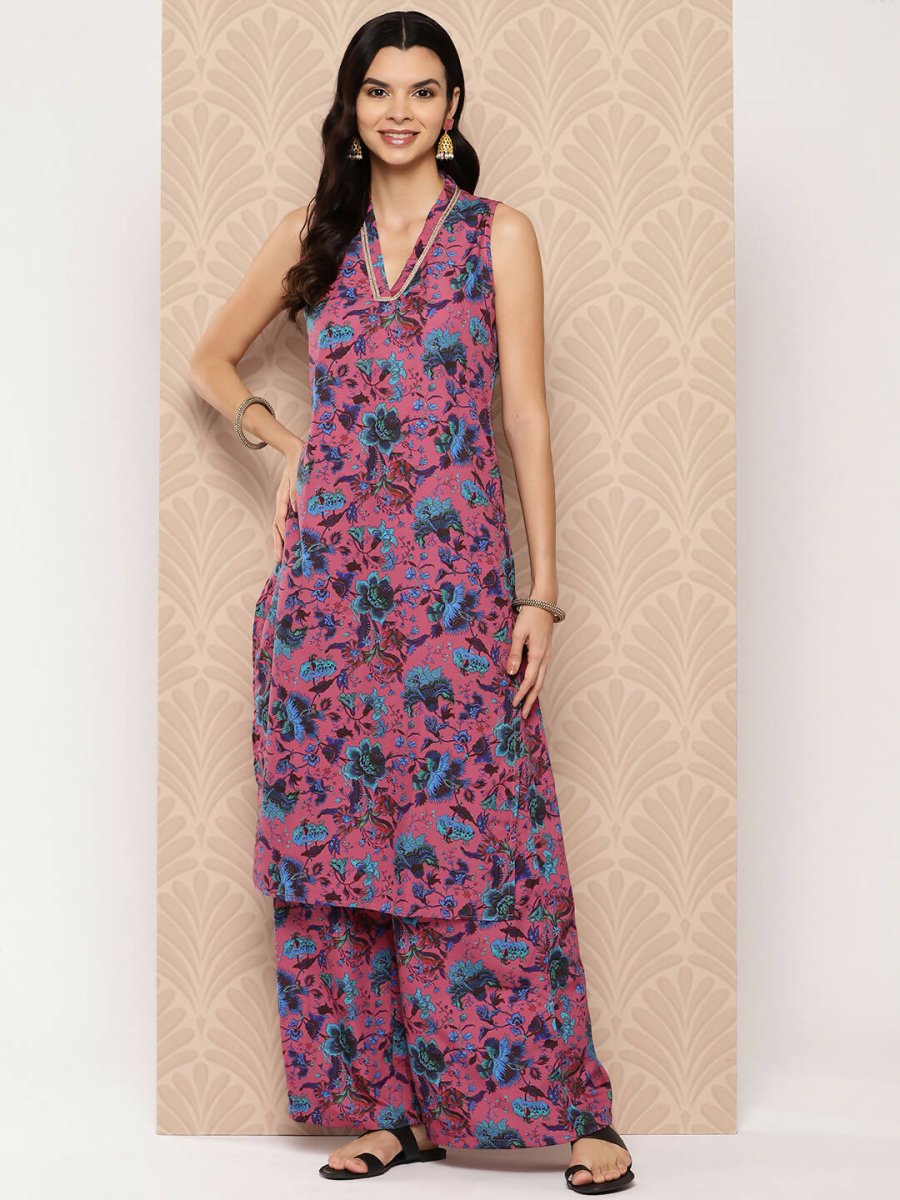 Ahalyaa Women's Traditional wear Kurta Set - Multi | Grocsy