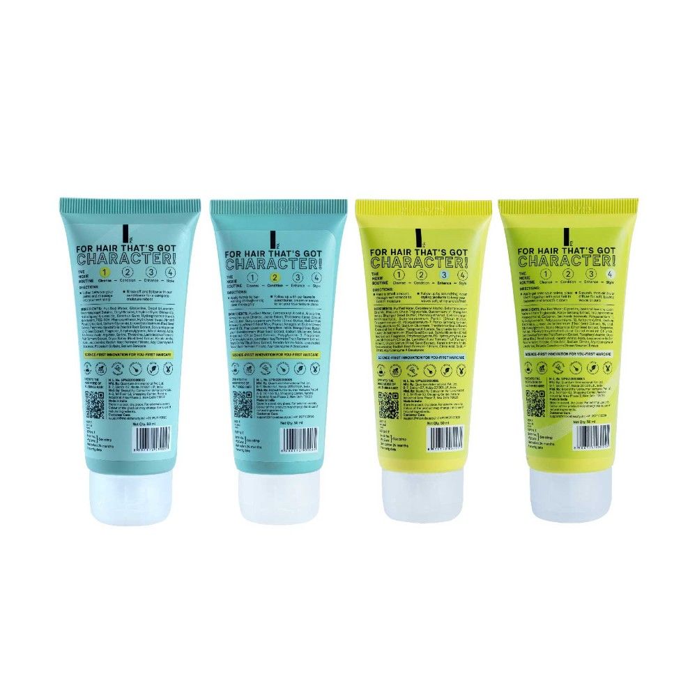 Moxie Beauty Wavy Travel Routine - Shampoo, Conditioner, Leave-In Conditioner & Styling Serum Gel | Grocsy
