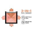 Swiss Beauty Baked Blusher & Highlighter - 01 | Grocsy