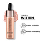 Swiss Beauty Drop and Glow Liquid Highlighter , Shimmer Shine , Dewy Finish - 06 Rose Gold | Grocsy