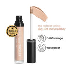 Swiss beauty Full Coverage Liquid Concealer With Jojoba Oil - 06 Clair Moyen | Grocsy