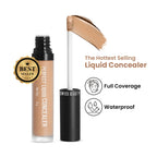 Swiss beauty Full Coverage Liquid Concealer With Jojoba Oil - 14 Warm Honey | Grocsy