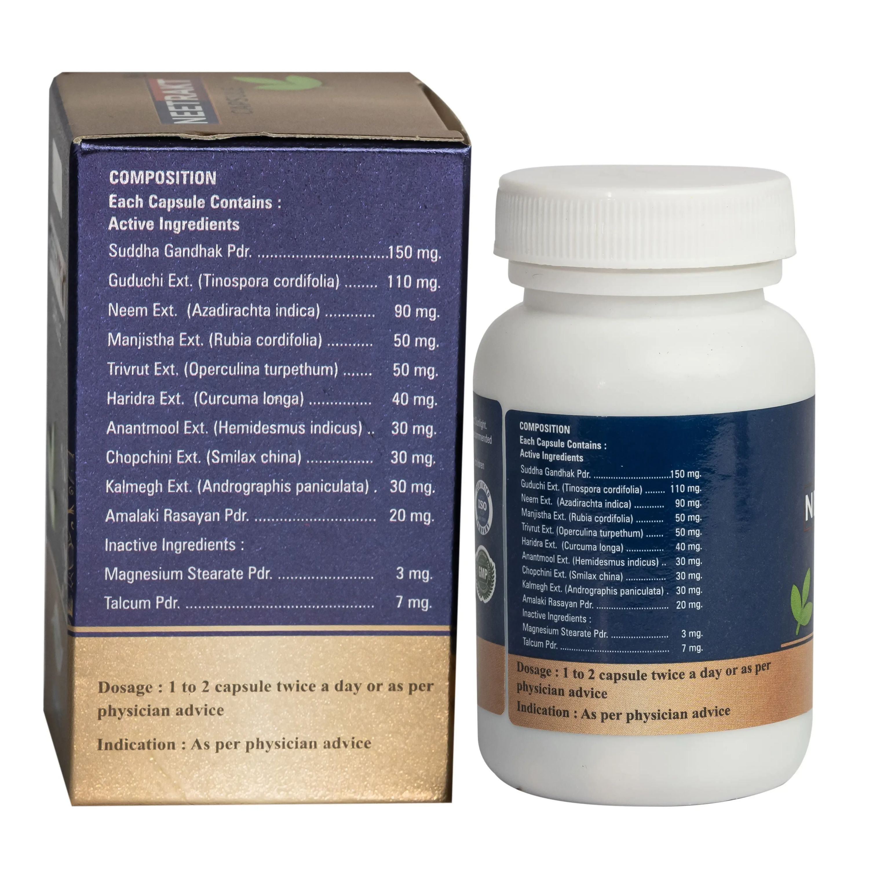 Rajasthan Herbals Neetrakt Capsules | Grocsy