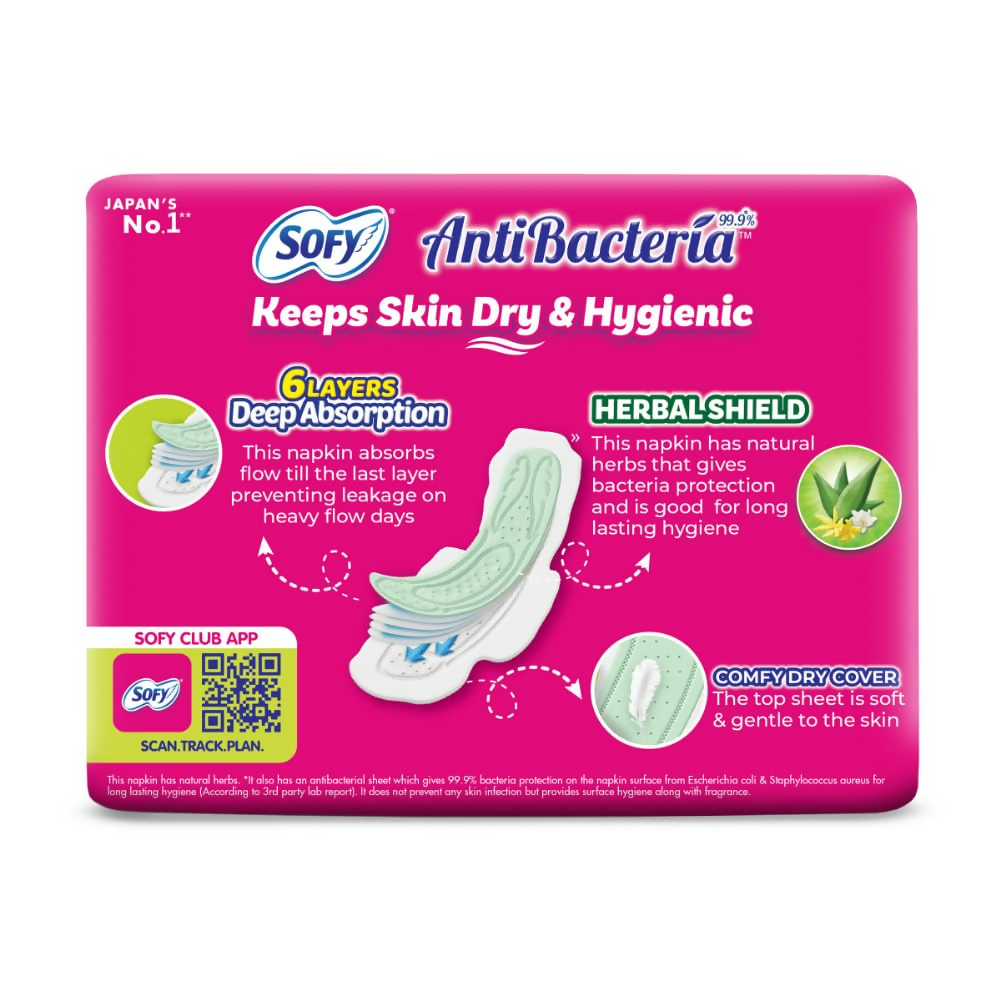 Sofy AntiBacteria Sanitary Pads For Women | Grocsy