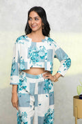 Myshka Women Multi Printed Summer Checks Co-Ords | Grocsy