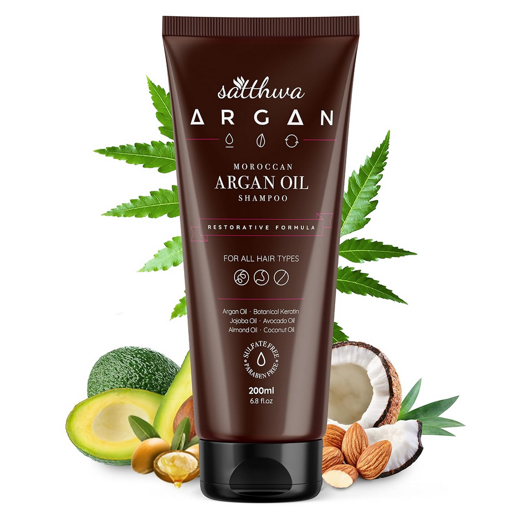 Satthwa Moroccan Argan Oil Shampoo | Grocsy