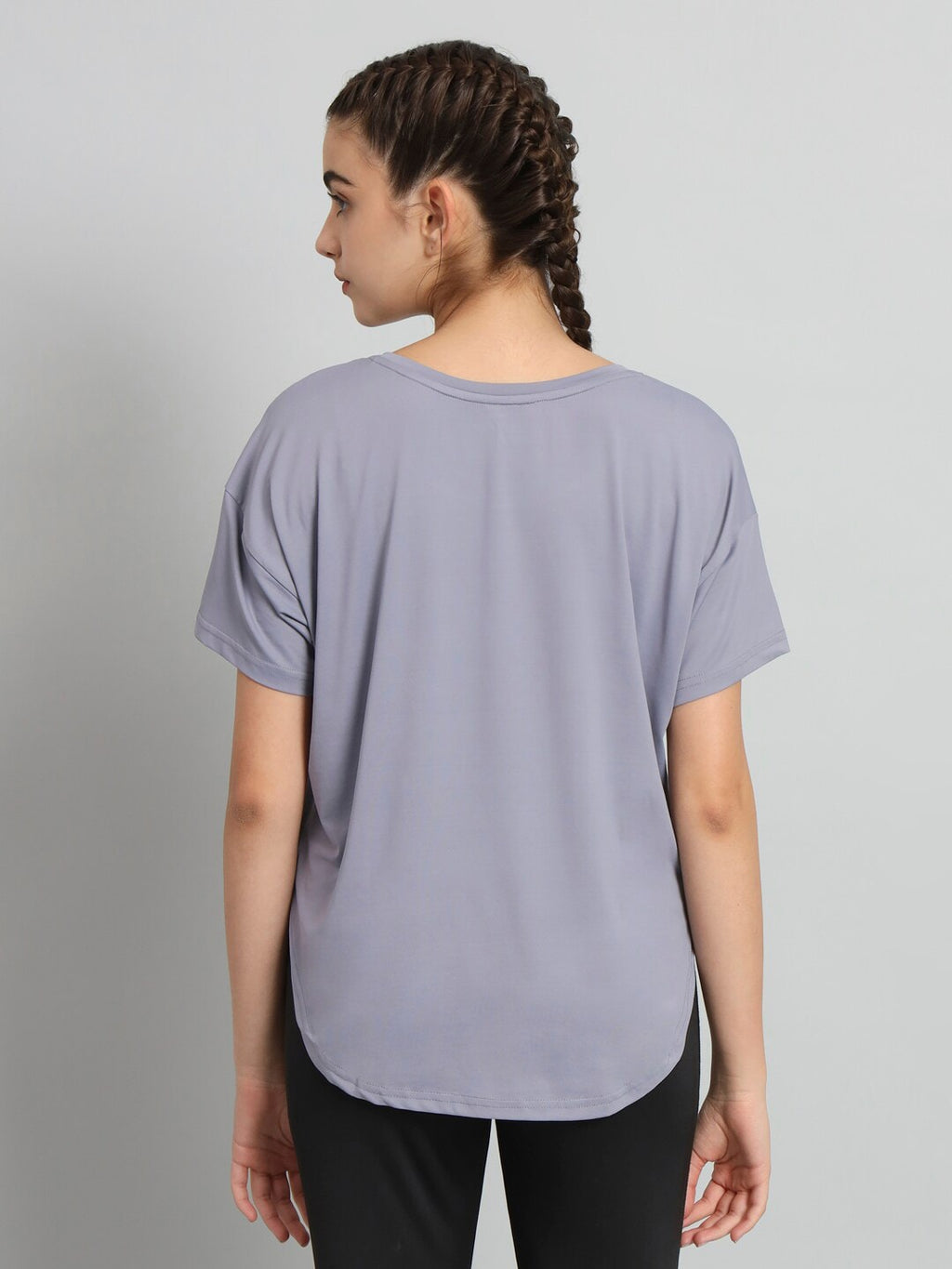 MKH Drop-Shoulder Sleeves Relaxed Fit Dri-FIT T-shirt | Grocsy