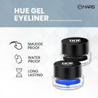 MARS Cosmetics 2-In-1 Hue Gel Eyeliner With 2 Brush Set - 1 | Grocsy