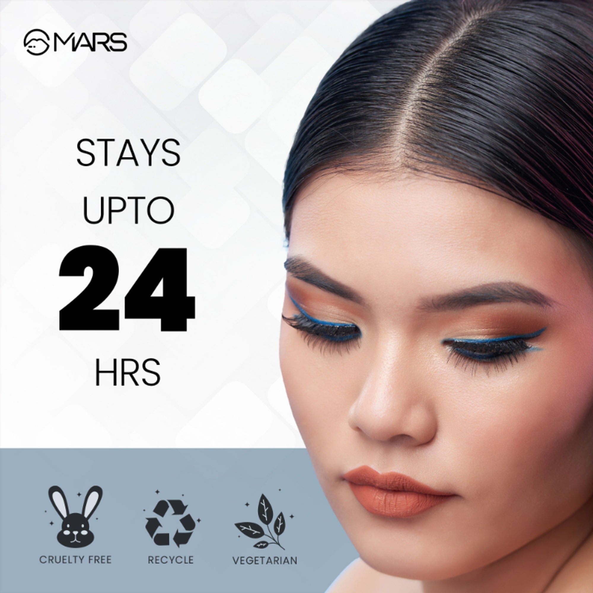 MARS Cosmetics 2-In-1 Hue Gel Eyeliner With 2 Brush Set - 1 | Grocsy