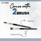 MARS Cosmetics 2-In-1 Hue Gel Eyeliner With 2 Brush Set - 1 | Grocsy