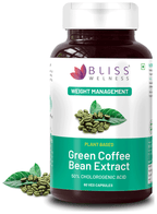 Bliss Welness Weight Management Green Coffee Bean Extract Veg Capsule Vegicap | Grocsy