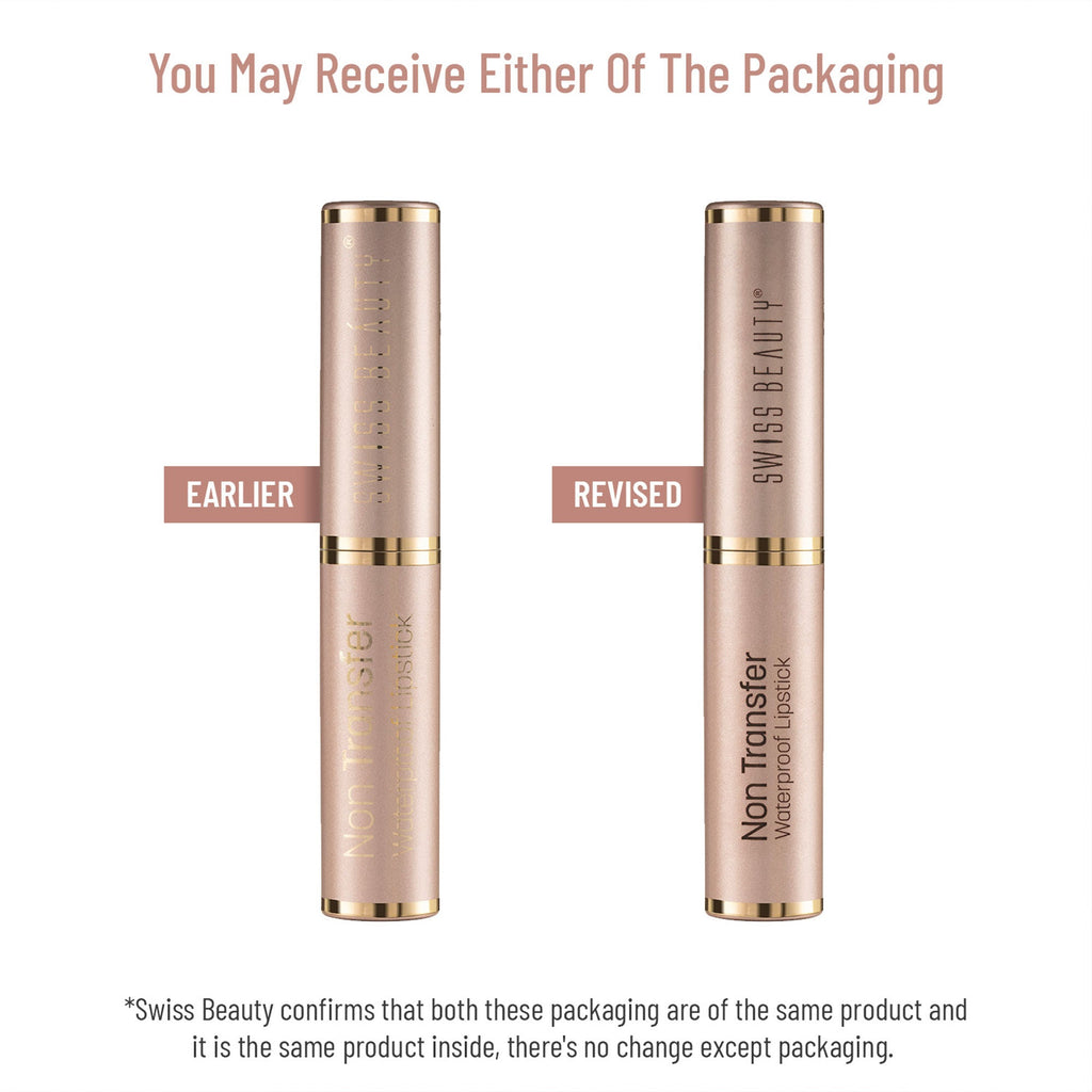 Swiss Beauty Non Transfer Waterproof Lipstick - 426 Mellow Drama | Grocsy