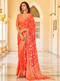 Tikhi Imli Ethnic Motifs Zari Art Silk Saree | Grocsy