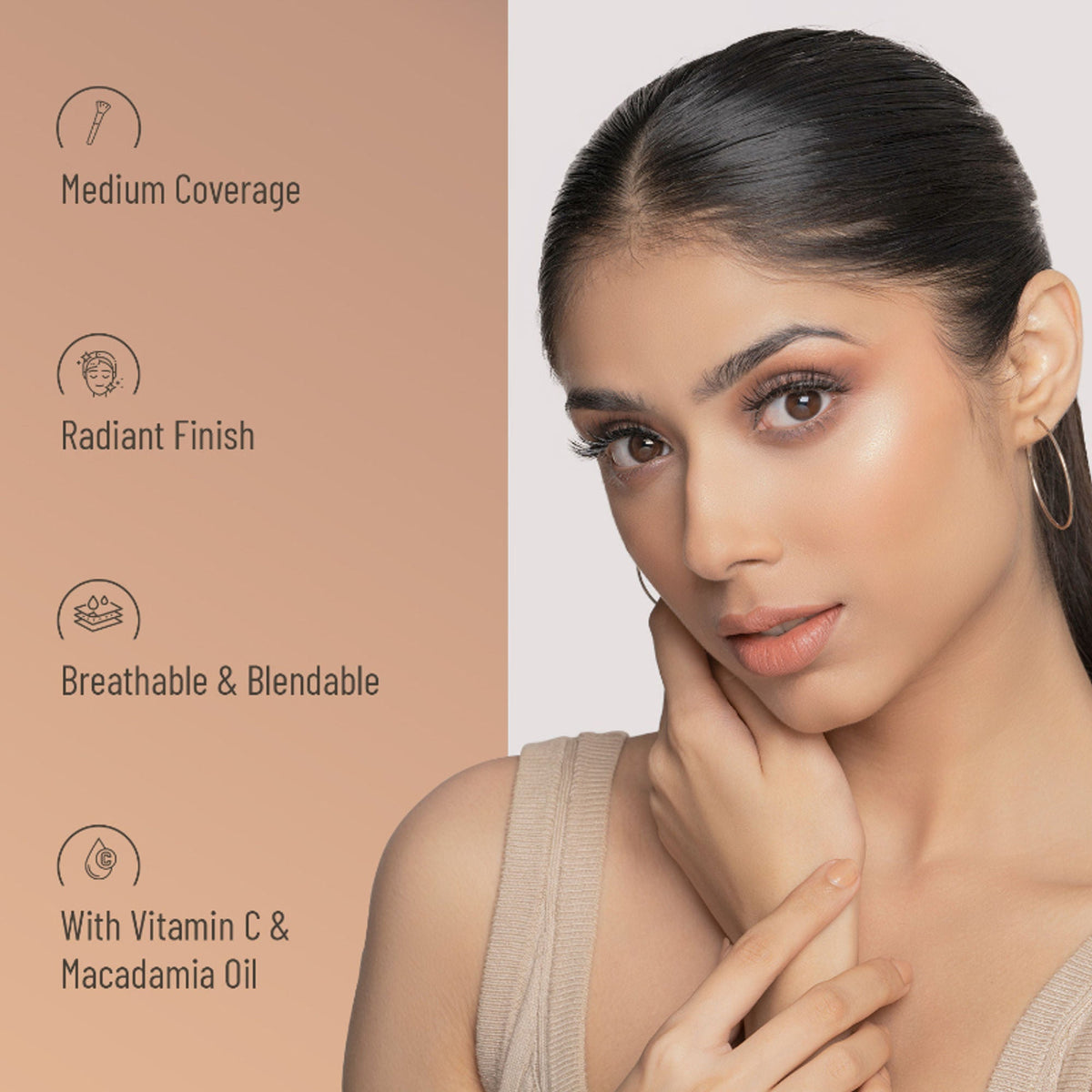 Swiss Beauty Flawless Finish Daily Wear Lightweight Foundation - 01 White Ivory | Grocsy