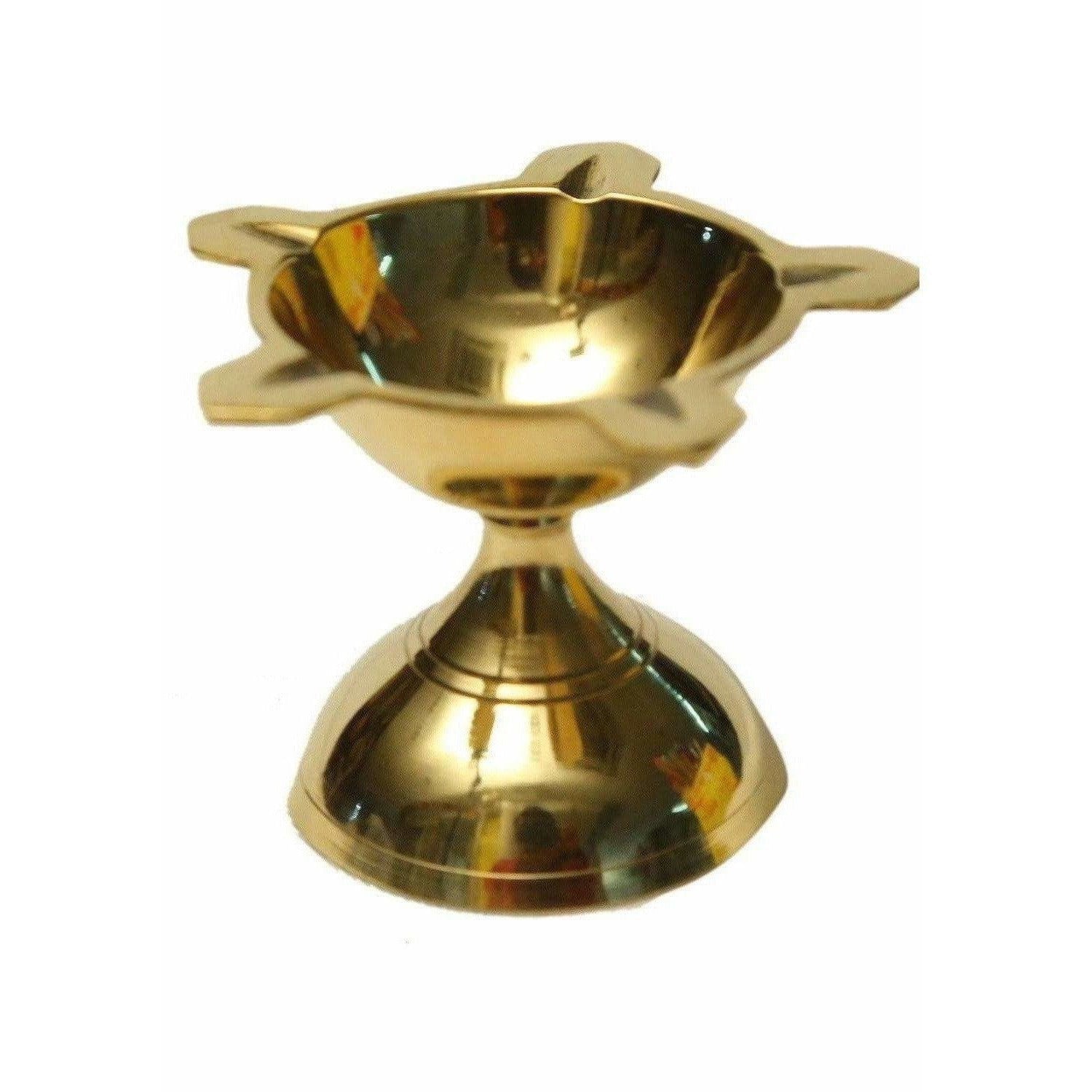Diya Lamp Oil Stand (Big Size) / Deepam Kundulu (Big Size) | Grocsy