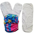 Kindermum Nano Pro Aio Cloth Diaper ( With 2 Organic Inserts And Power Booster)-Random Jungle For Kids | Grocsy