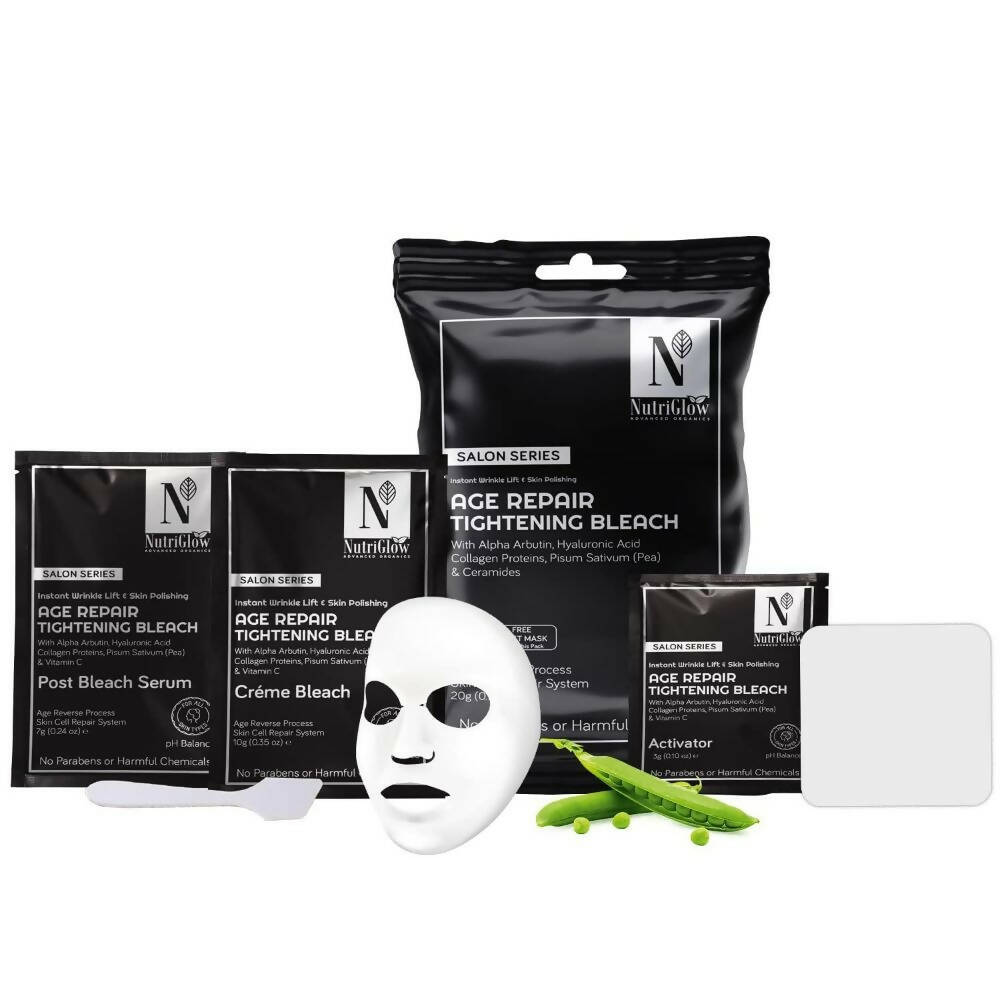 NutriGlow Advanced Organics Age Repair Tightening Bleach (6 in 1) | Grocsy