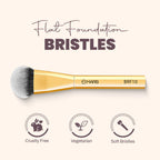 MARS Cosmetics Artist'S Arsenal Flat Foundation Brush - Golden | Grocsy