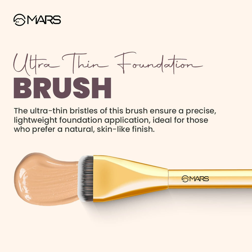 MARS Cosmetics Artist's Arsenal Ultra Thin Foundation Makeup Brush | Grocsy