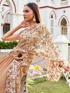 Tikhi Imli Embroidered Sequinned Ready to Wear Saree | Grocsy