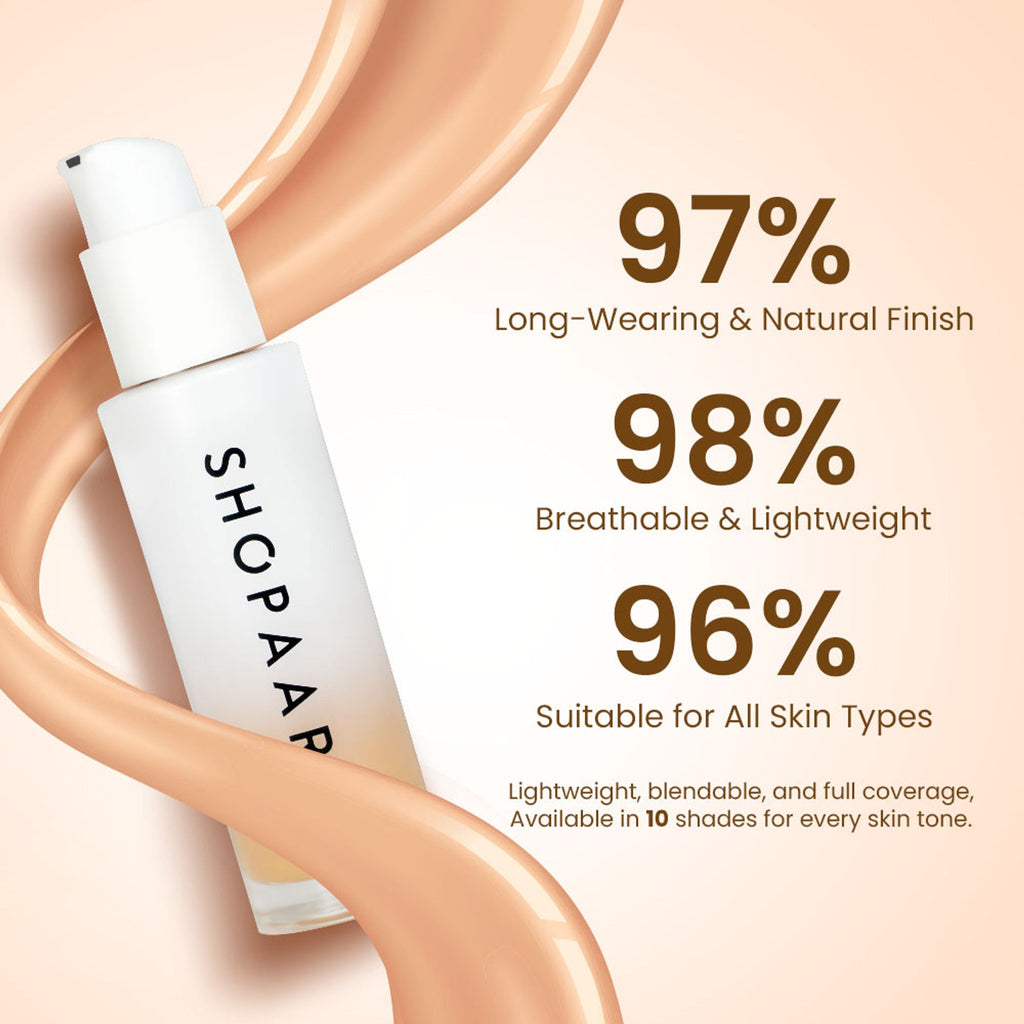 Shopaarel Miracle Skin Foundation - Ivory 01 | Grocsy