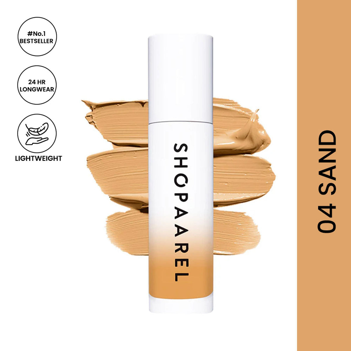 Shopaarel Miracle Skin Foundation - Sand 04 | Grocsy