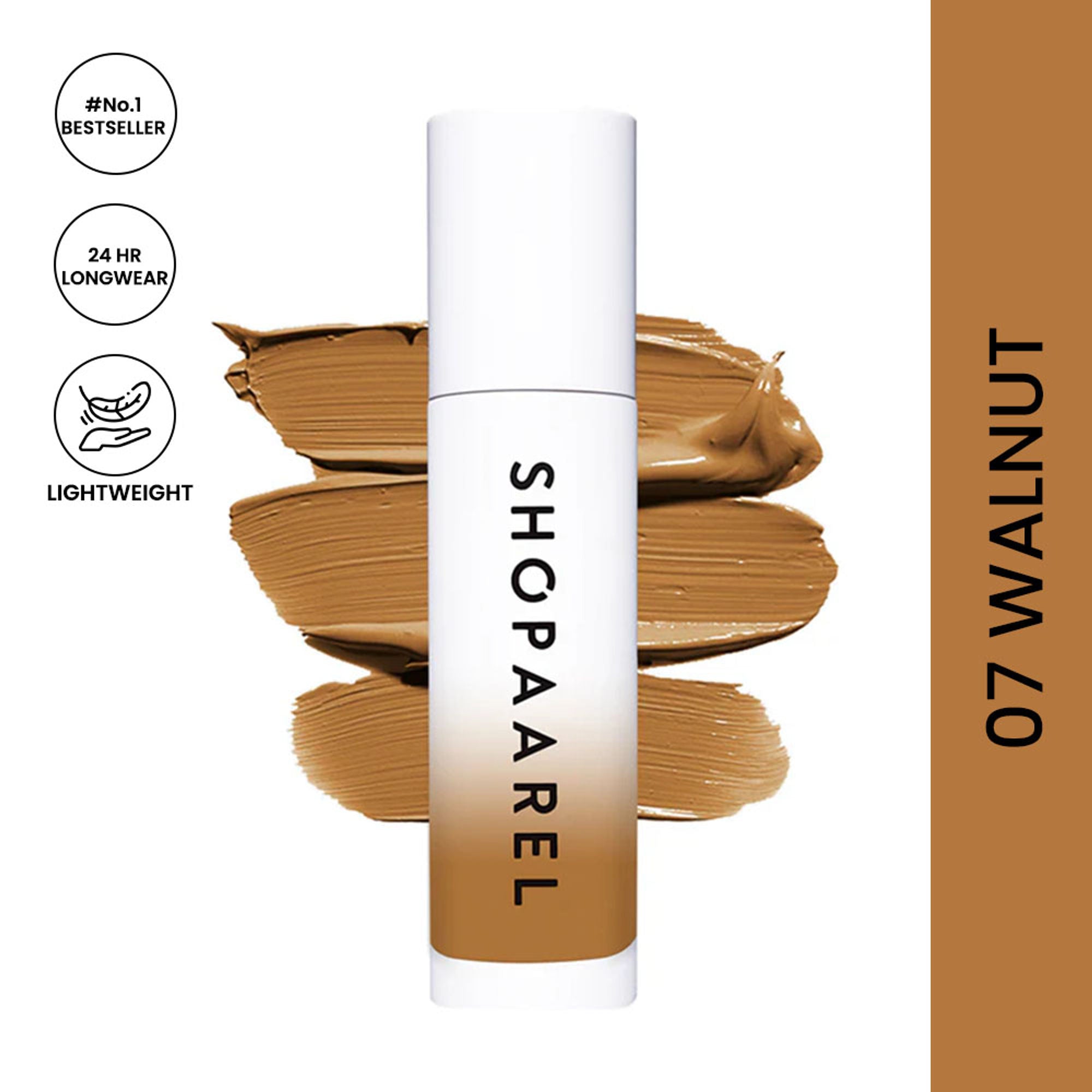 Shopaarel Miracle Skin Foundation - Walnut 07 | Grocsy