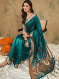Sangria Organza Zari Kanjeevaram Saree | Grocsy