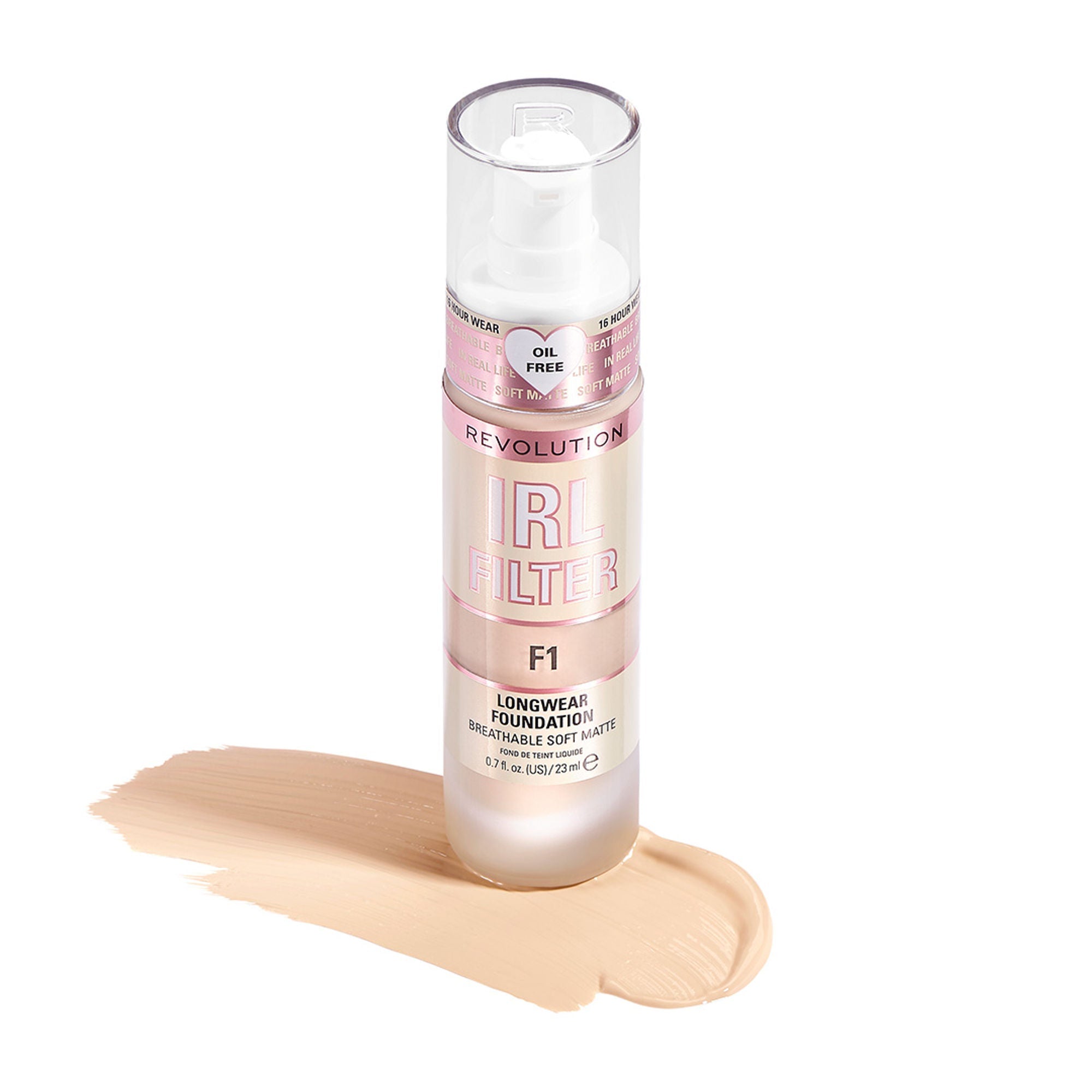 Makeup Revolution IRL Filter Longwear Foundation - F1 | Grocsy