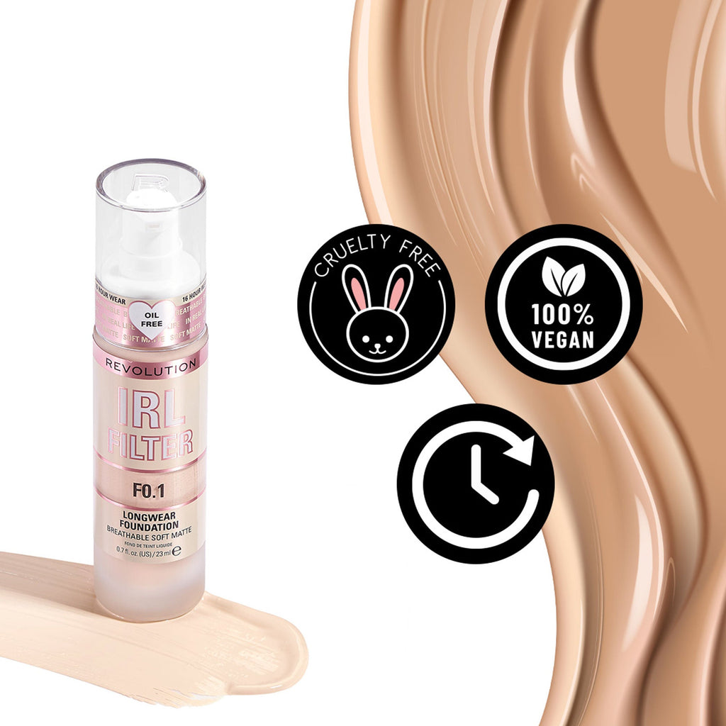 Makeup Revolution IRL Filter Longwear Foundation - F13 | Grocsy