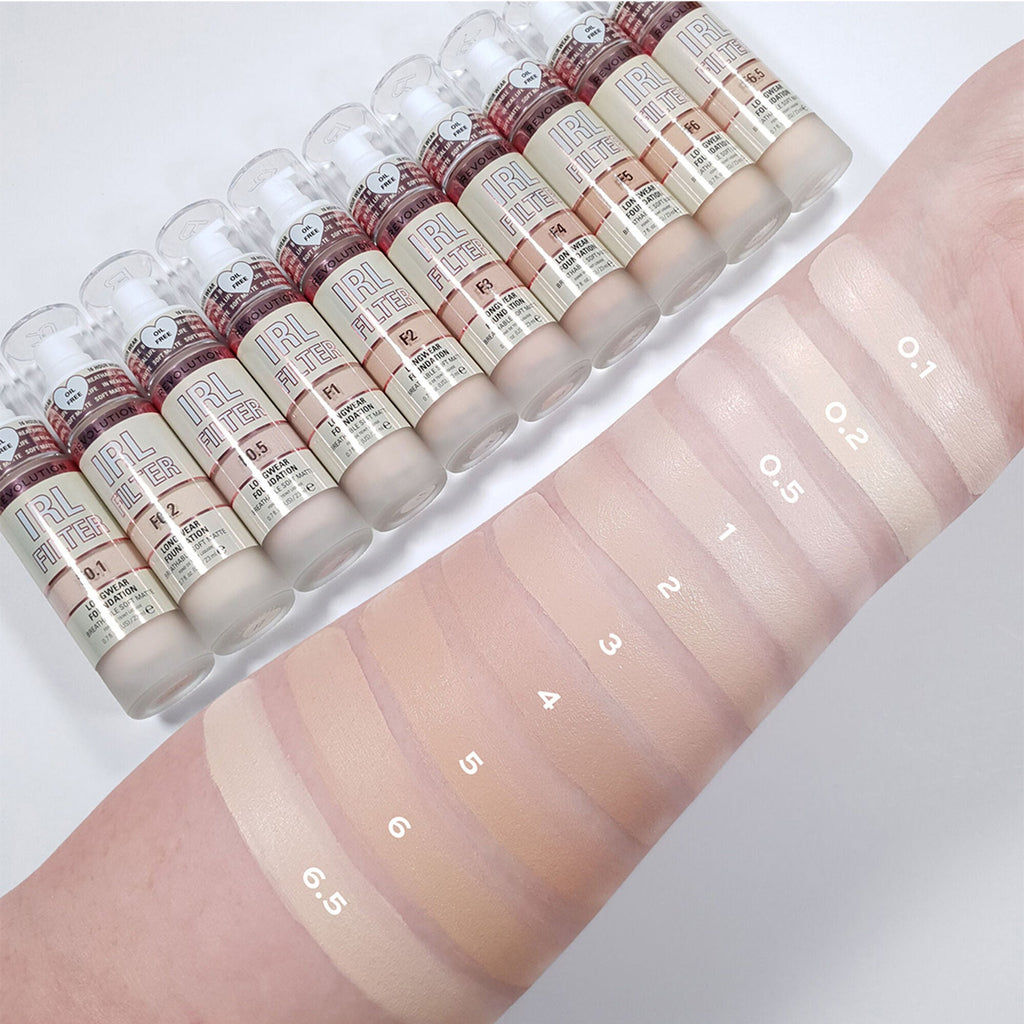 Makeup Revolution IRL Filter Longwear Foundation - F5 | Grocsy
