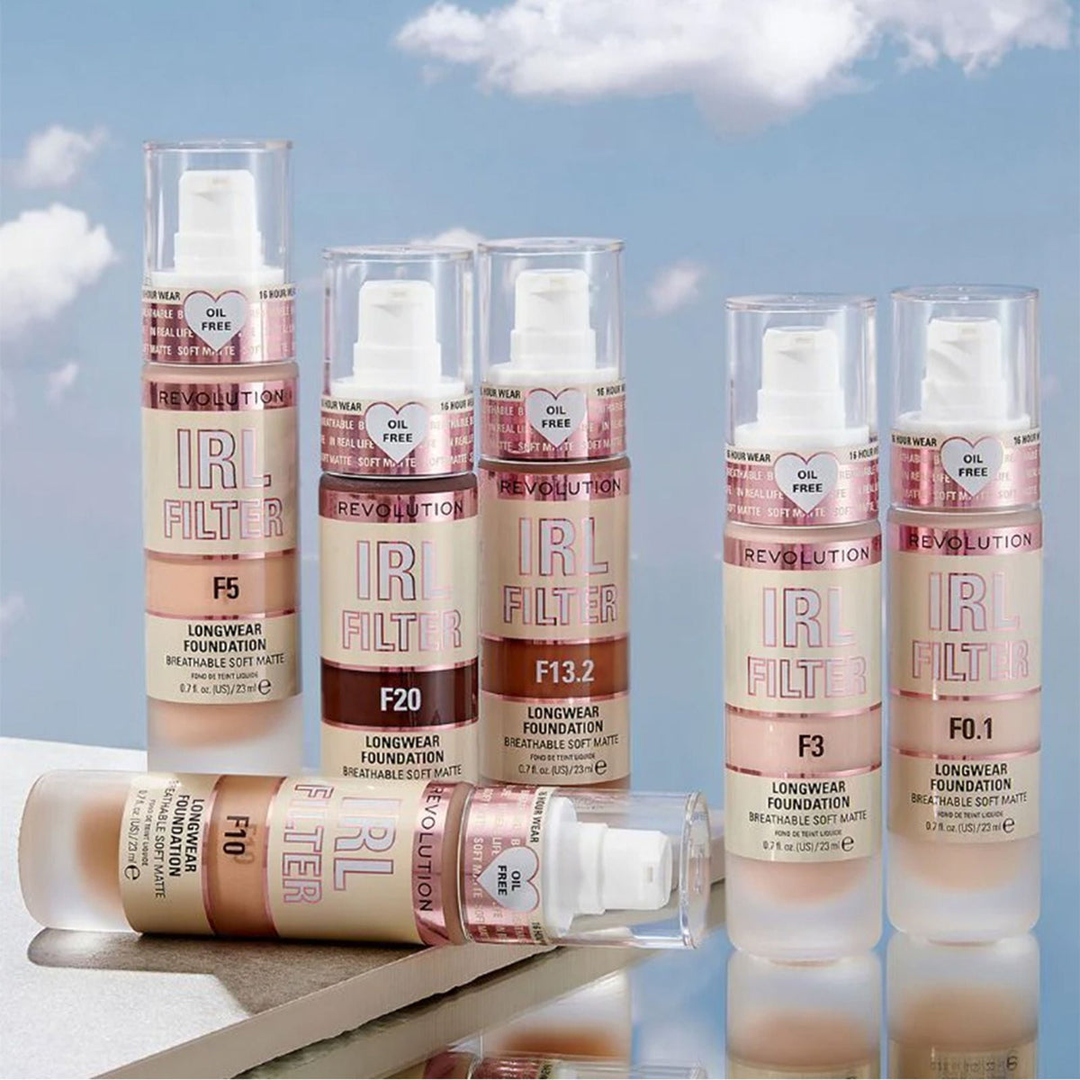 Makeup Revolution IRL Filter Longwear Foundation - F6 | Grocsy