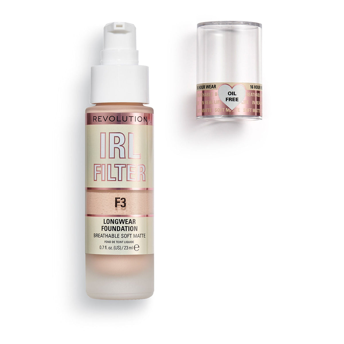 Makeup Revolution IRL Filter Longwear Foundation - F3 | Grocsy