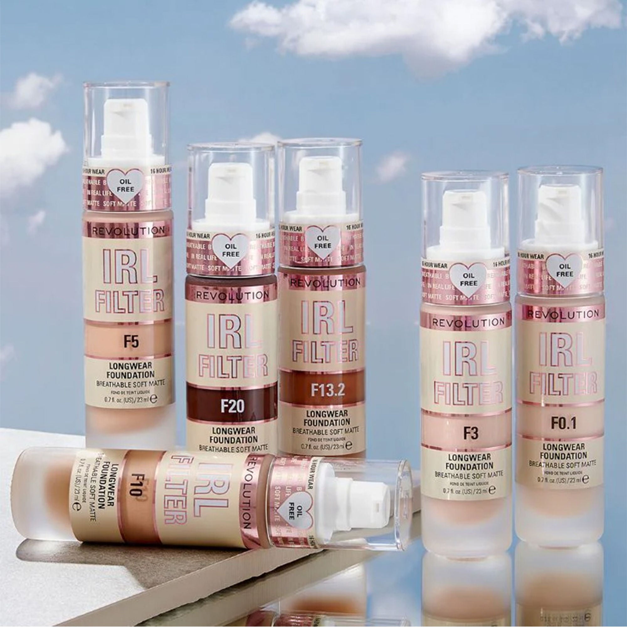 Makeup Revolution IRL Filter Longwear Foundation - F3 | Grocsy