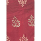 A R Silk Mehroon Color Chanderi gold print Chanderi cotton Dupattas & Chunnis | Grocsy