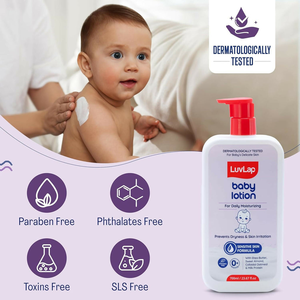 LuvLap Baby Lotion with Milk Protein | Grocsy