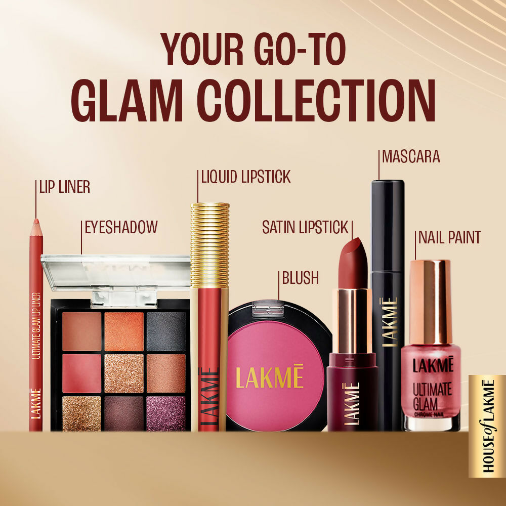 Lakme Ultimate Glam Matte Liquid Lipstick - Muave Party | Grocsy