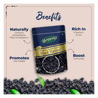 Happilo Premium Seedless Afghani Black Raisins | Grocsy