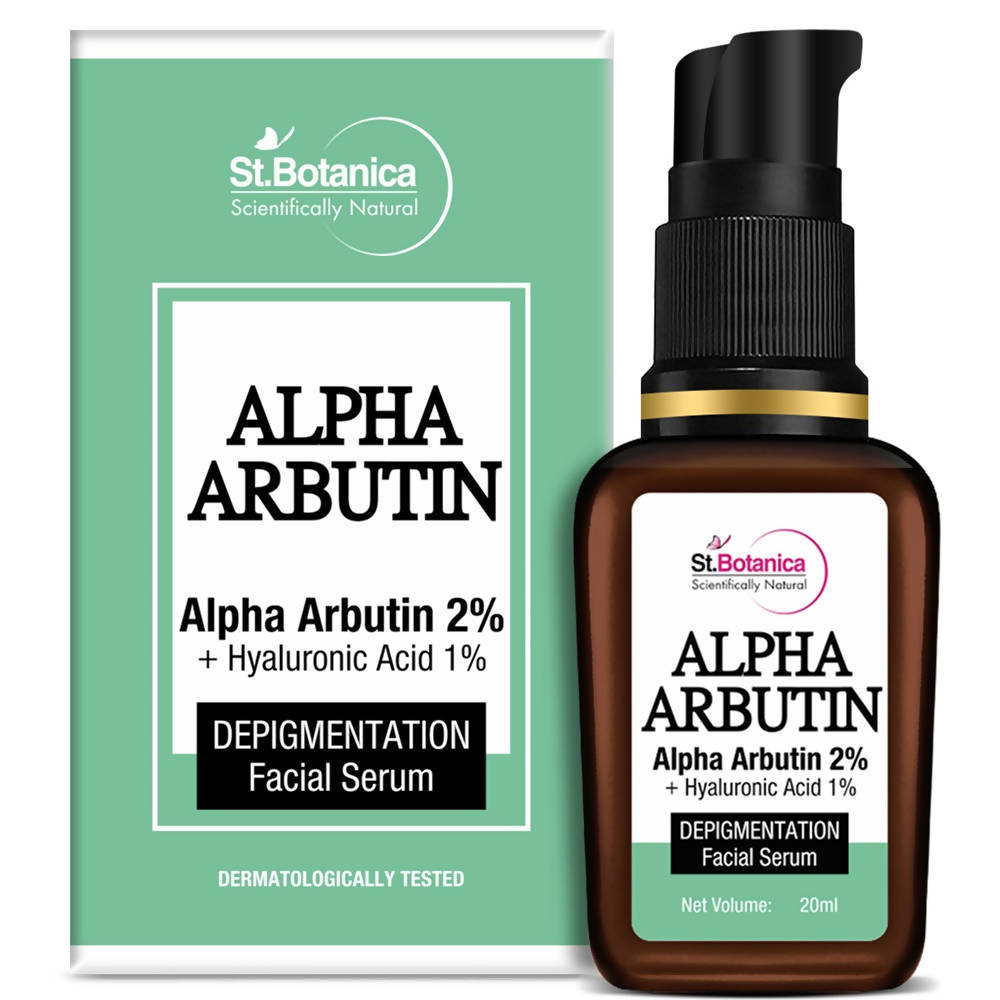 St.Botanica Alpha Arbutin 2% + Hyaluronic Acid 1% Depigmentation Facial Serum | Grocsy