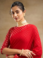 kasee Poly Chiffon Saree | Grocsy
